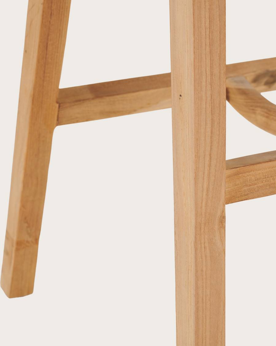 Carisma - Tabouret de bar en teck massif - UNIQKA - Imagen 8