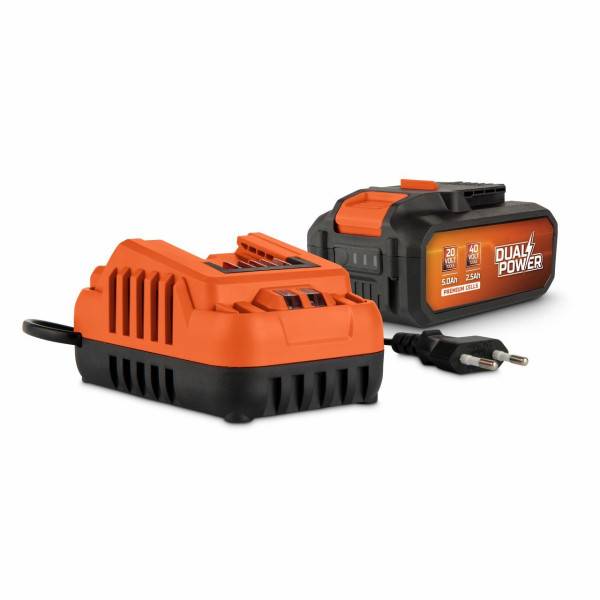Tronçonneuse a Batterie - Dual Power - POWDPGCSS2 - Élagueuse sur batterie de 40 V - Guide de 350 mm - Batterie et chargeur in - Image 4