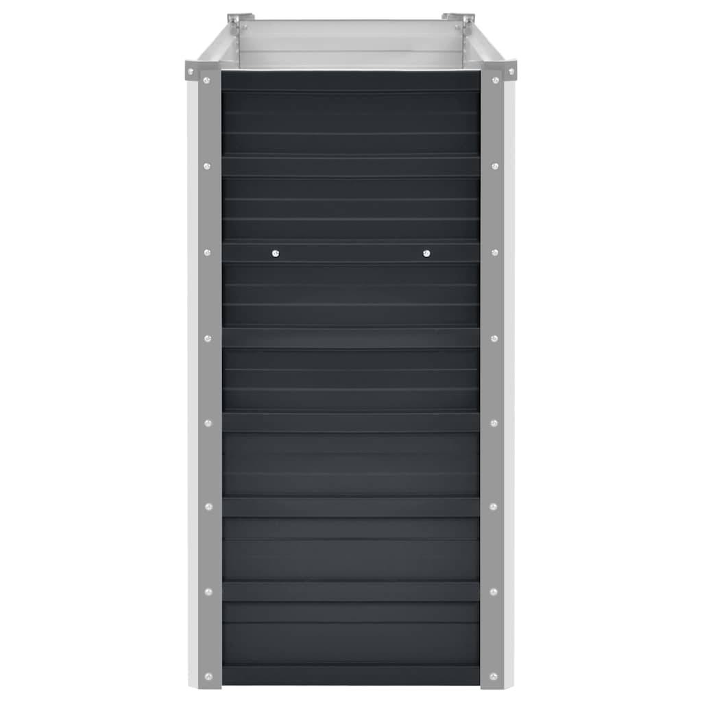Prolenta Premium - Jardinière acier anthracite 100 x 40 x 77 cm - Prolenta premium p339.3 - Image 5