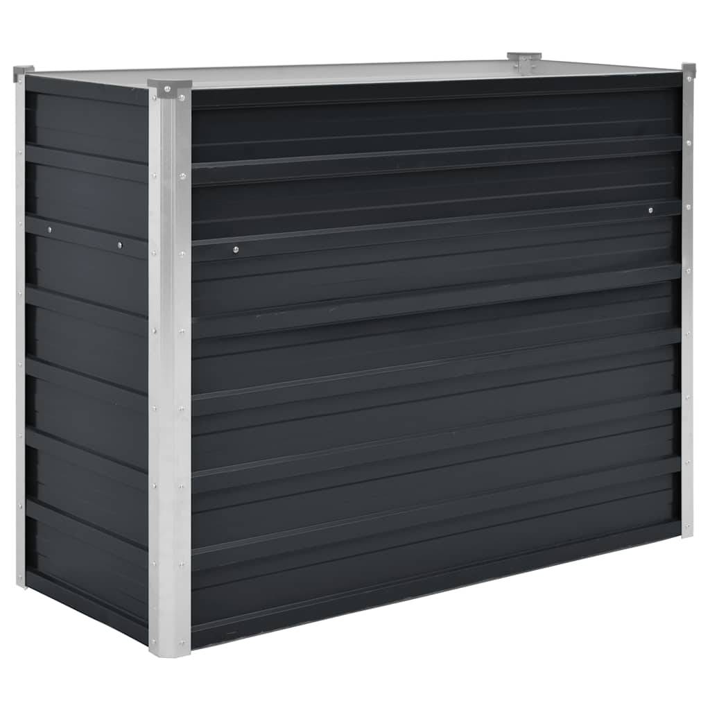 Prolenta Premium - Jardinière acier anthracite 100 x 40 x 77 cm - Prolenta premium p339.3 - Image 1