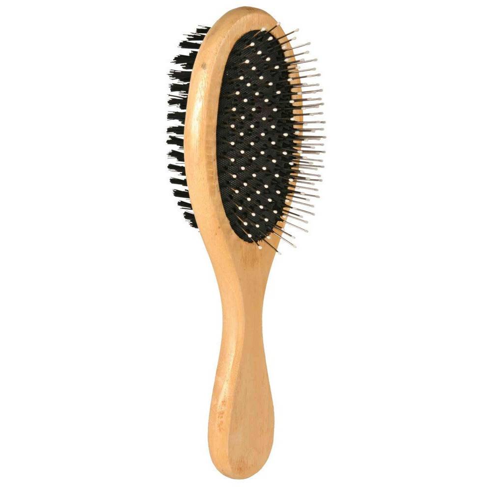 Trixie - Brosse double face bois 6 x 21 cm pour chat et chien - Imagen 1