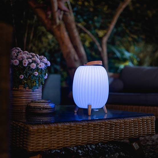 Lanterne Nomade Musicale EZIlight Ambiant XL – Enceinte Bluetooth 100W + Lumière LED Multicolore IP65