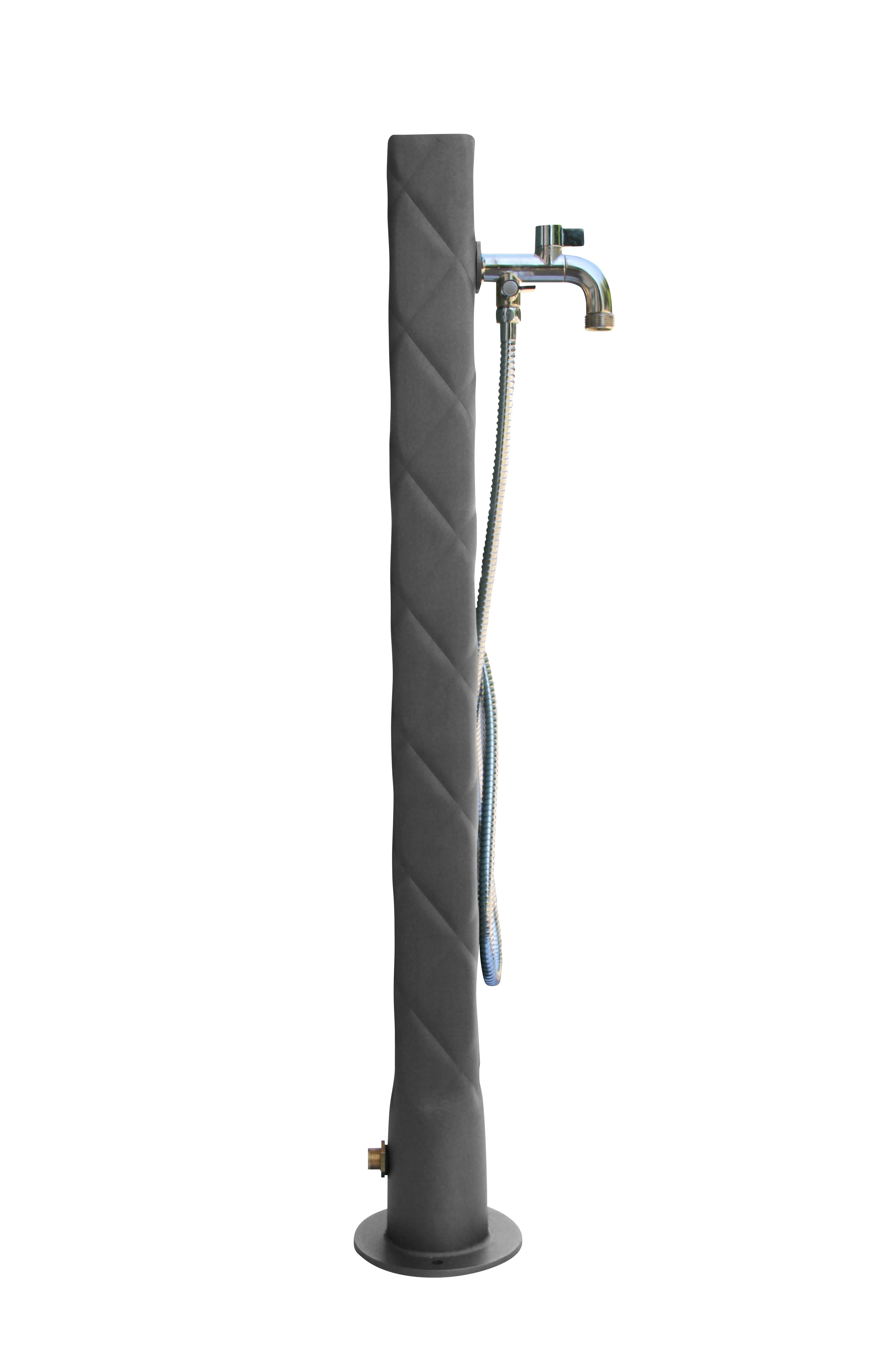 Fontaine borne océane gris 4111 avec douche Dommartin H. 95cm X L. 15cm - Imagen 2