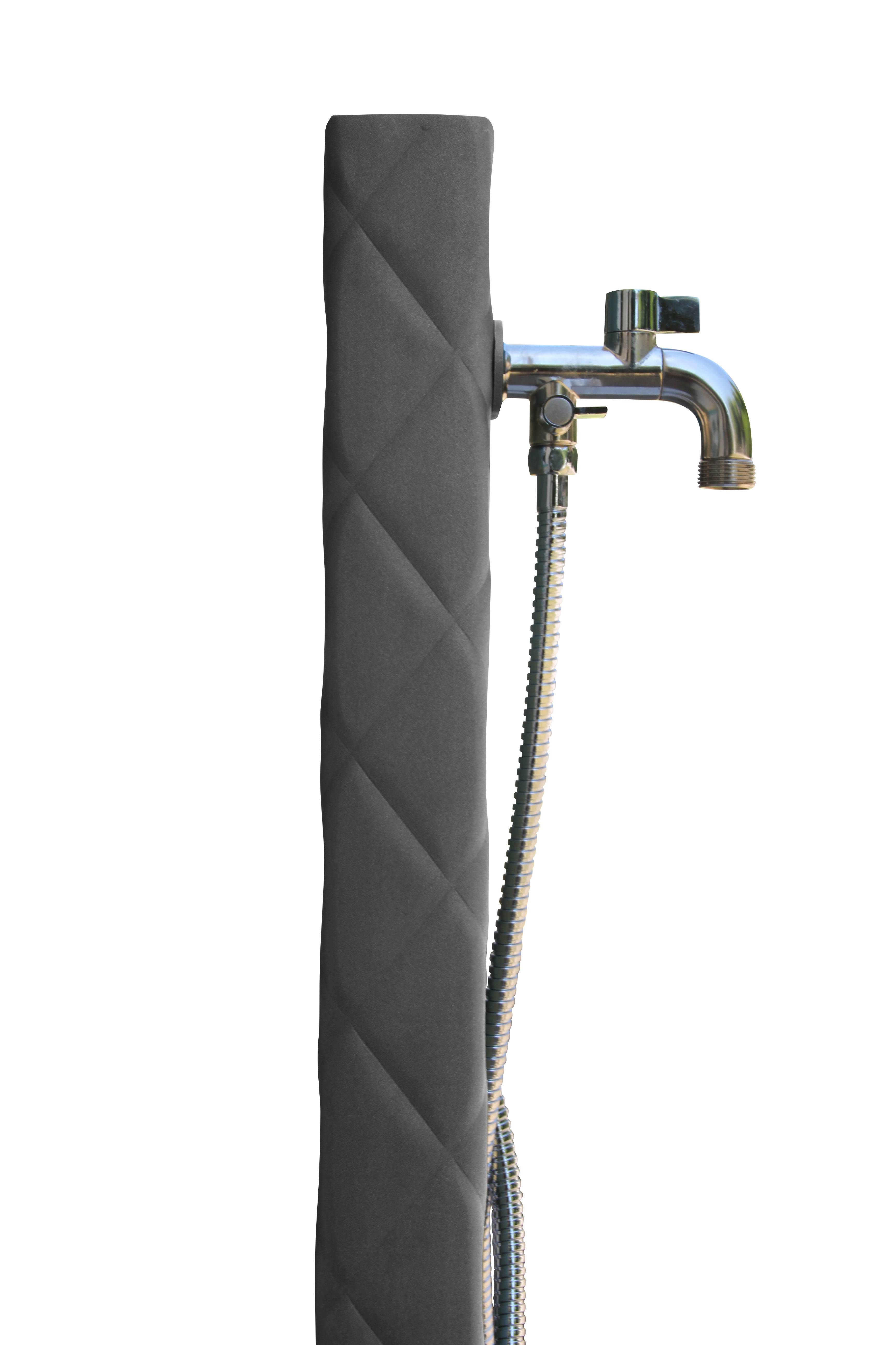 Fontaine borne océane gris 4111 avec douche Dommartin H. 95cm X L. 15cm - Imagen 3