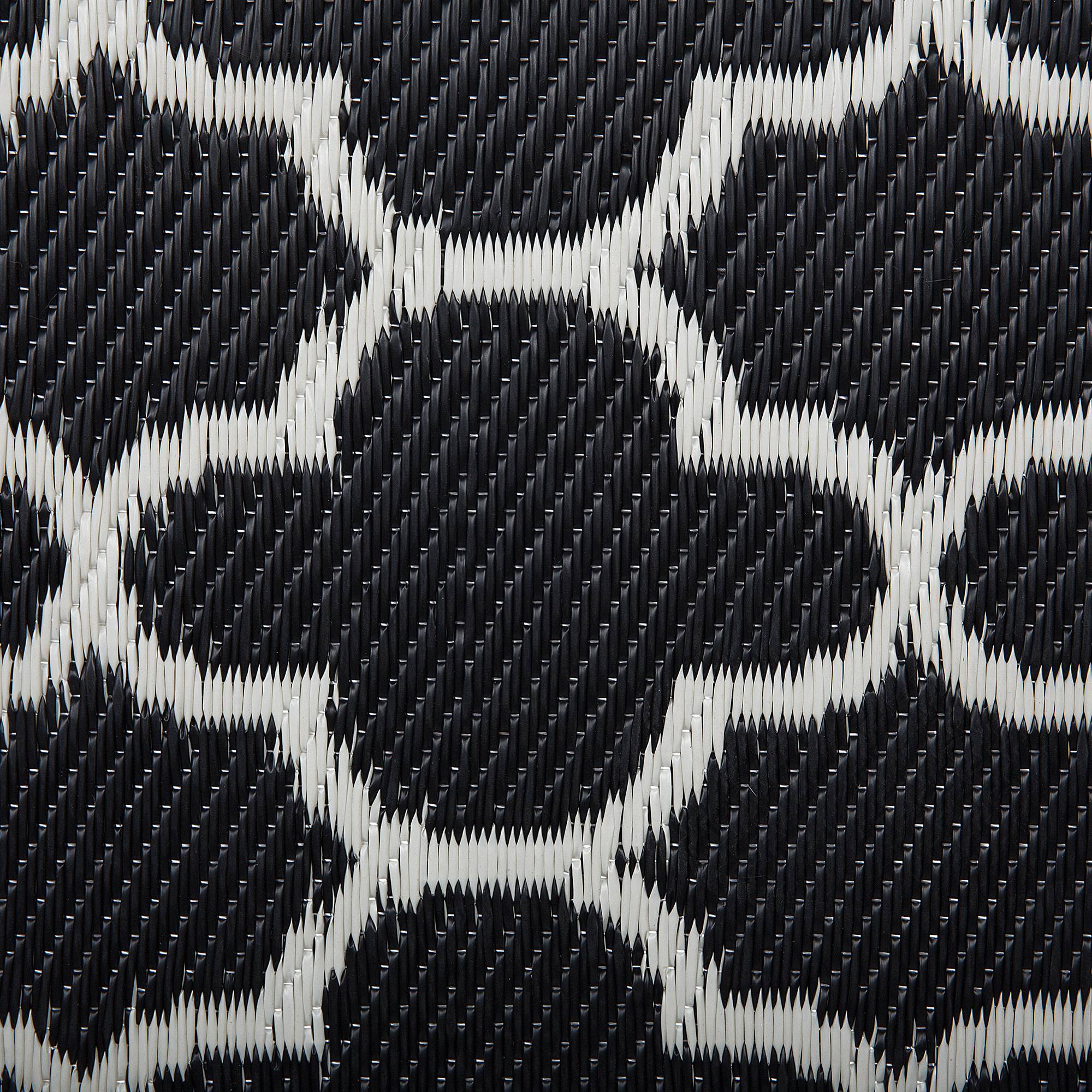 Beliani - Tapis d'Extérieur et d'Intérieur en Polypropylène avec Motif Oriental Blanc pour Terrasse ou Salon au Style Moderne 90 x 180 cm Beliani - Imagen 5