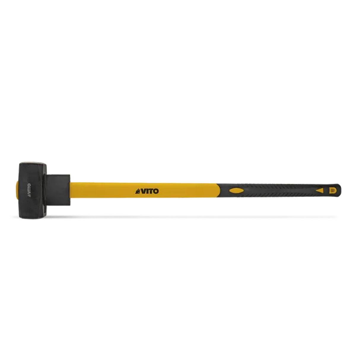 Masse 4 kg Acier forgé Manche en fibre bimatérial Marteau 915 x 150 x 65 mm VITO - Imagen 1