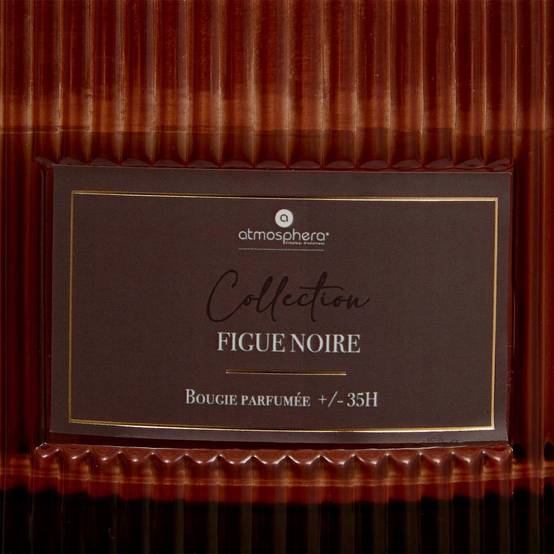 Bougie Parfumée en Verre "Albie" 635g Figue Noire - Image 3
