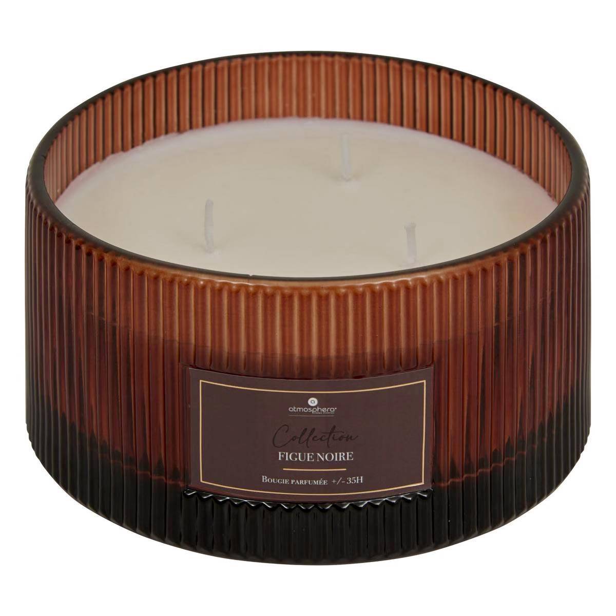 Bougie Parfumée en Verre "Albie" 635g Figue Noire - Image 1