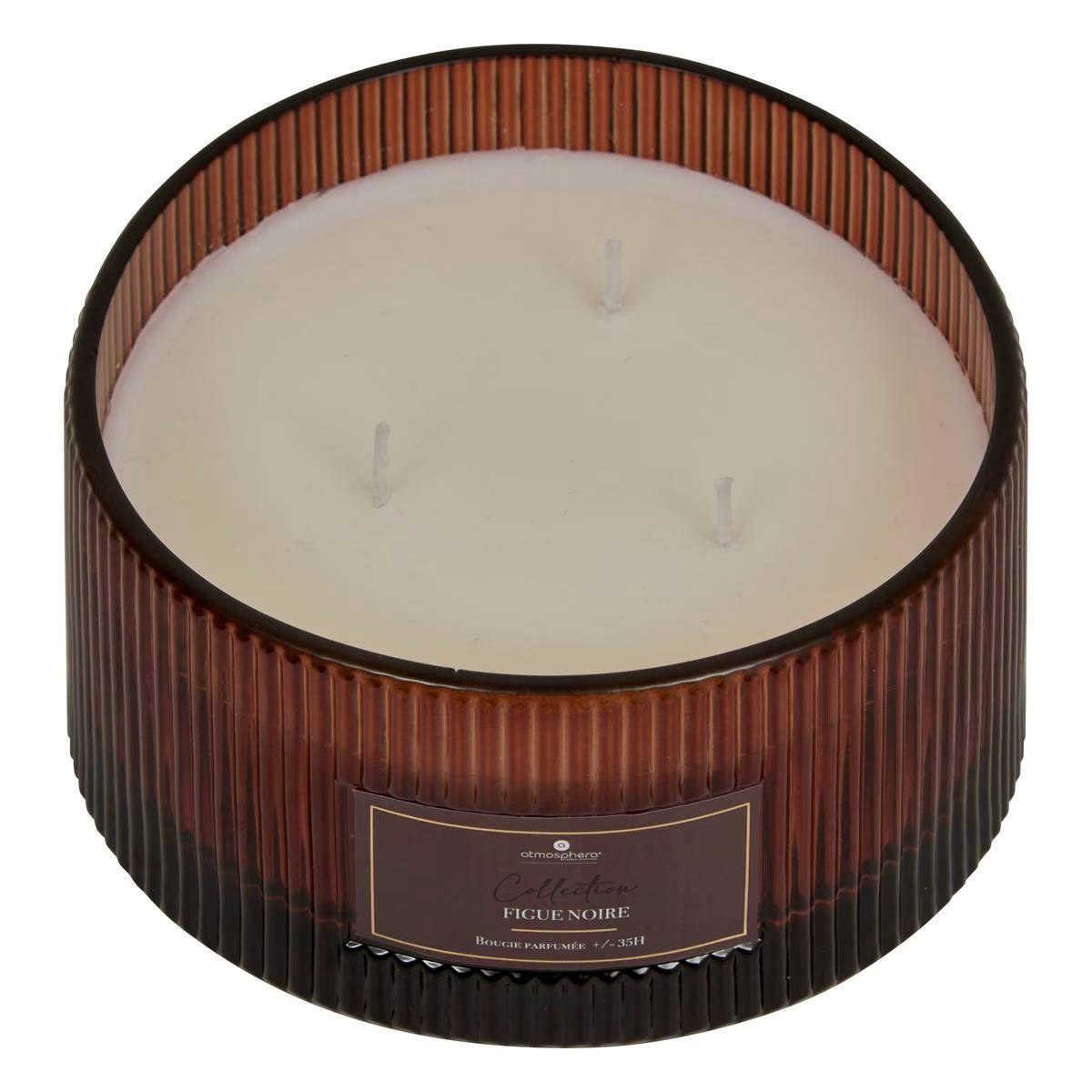 Bougie Parfumée en Verre "Albie" 635g Figue Noire - Image 2