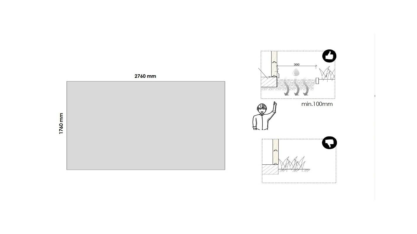 Altanka - Piscine en bois 3,20x2,20 - H.0,70 m - BAS756OSP - Imagen 5