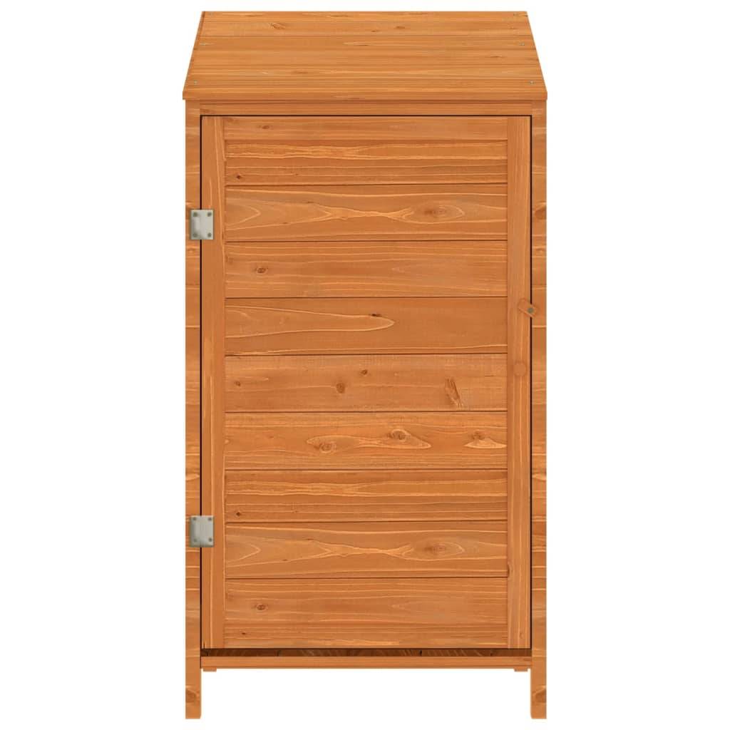 Vidaxl - Remise de jardin Marron 55x52x112 cm Bois de sapin solide vidaXL 152181 - Image 4