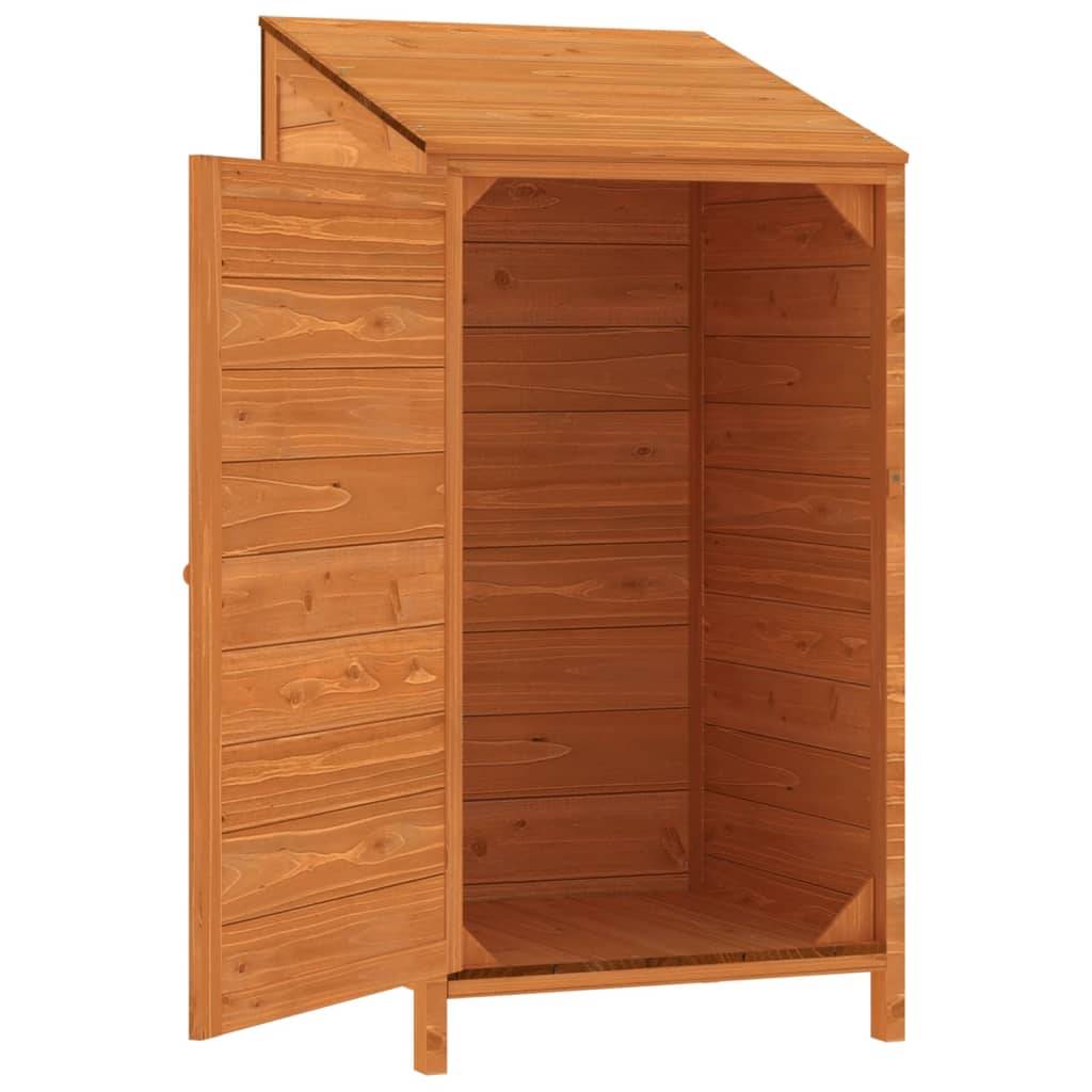Vidaxl - Remise de jardin Marron 55x52x112 cm Bois de sapin solide vidaXL 152181 - Image 5