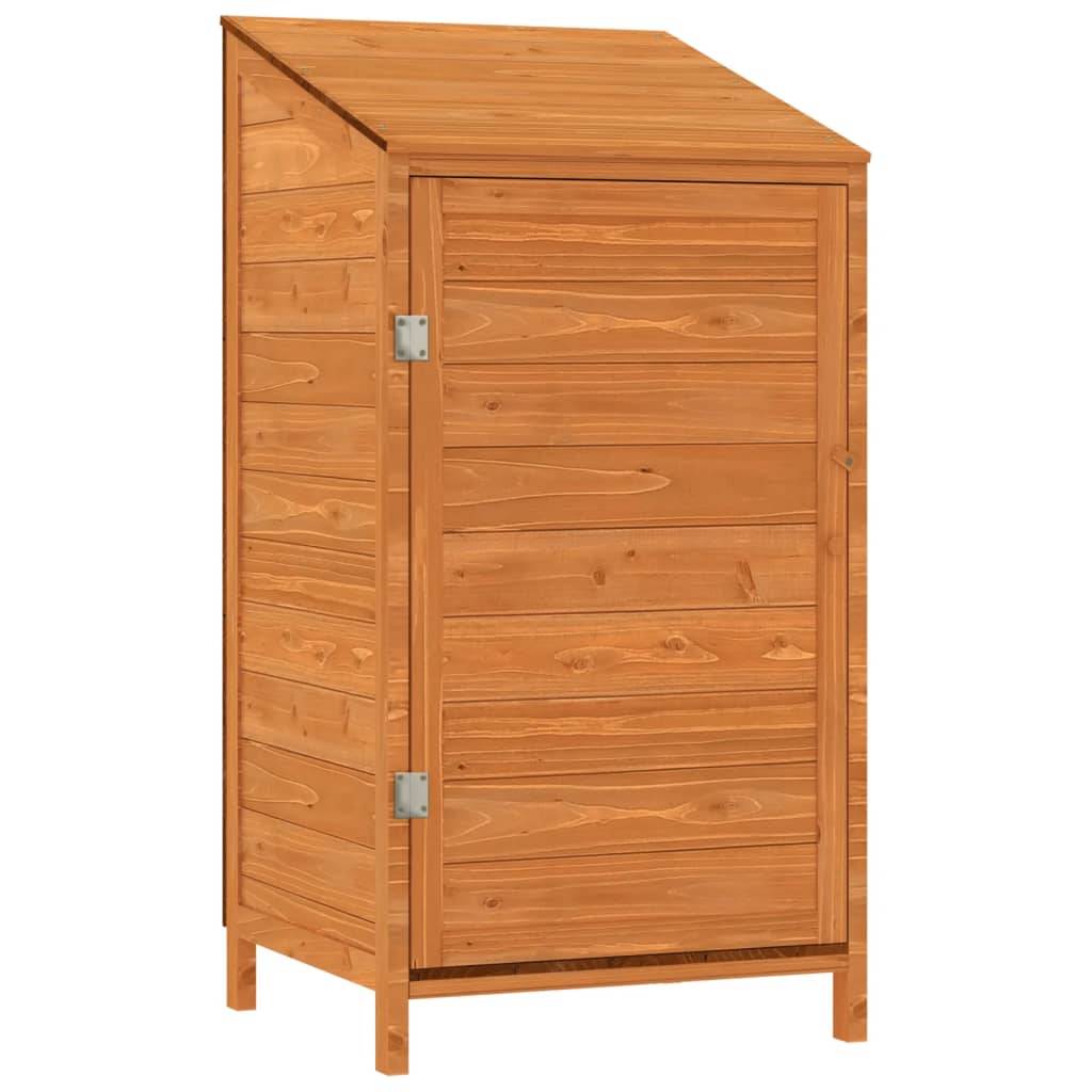 Vidaxl - Remise de jardin Marron 55x52x112 cm Bois de sapin solide vidaXL 152181 - Image 2