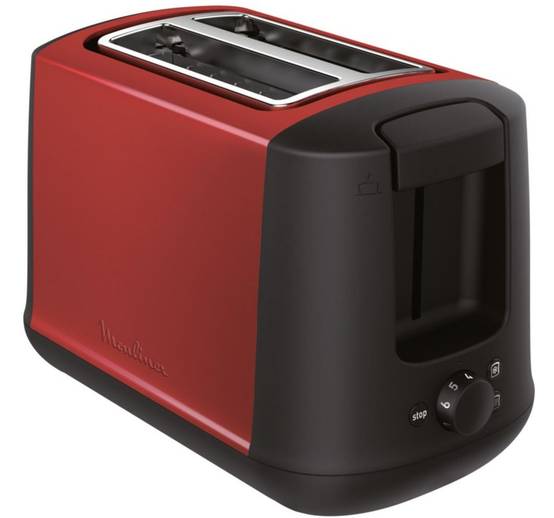 Moulinex - Grille-pains 2 fentes 850w rouge LT340D11 Moulinex - Image 1