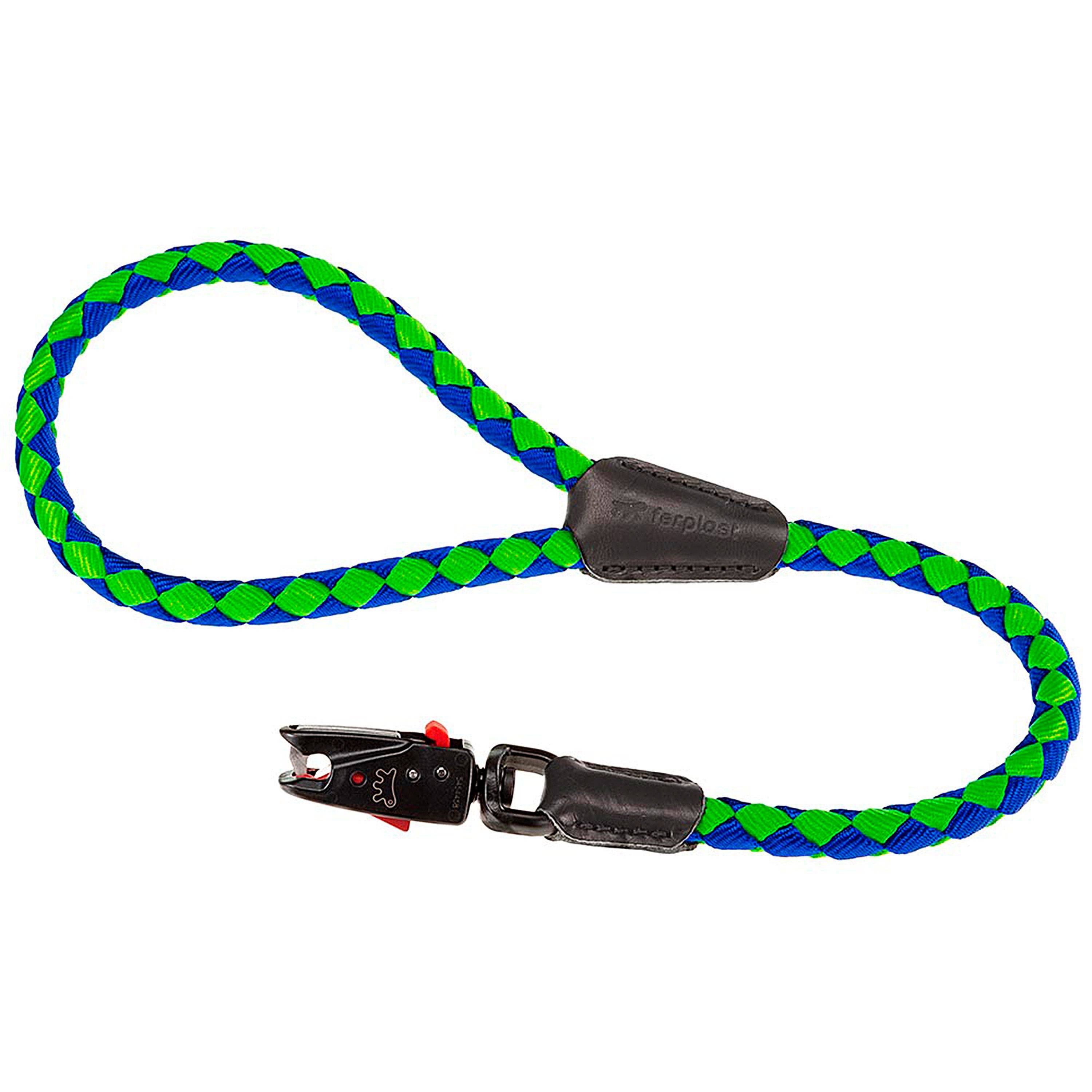 Ferplast - Laisse Courte pour Chiens en Nylon tressé TWIST MATIC GM12/60, avec Mousqueton Magnétique Automatique - Imagen 1