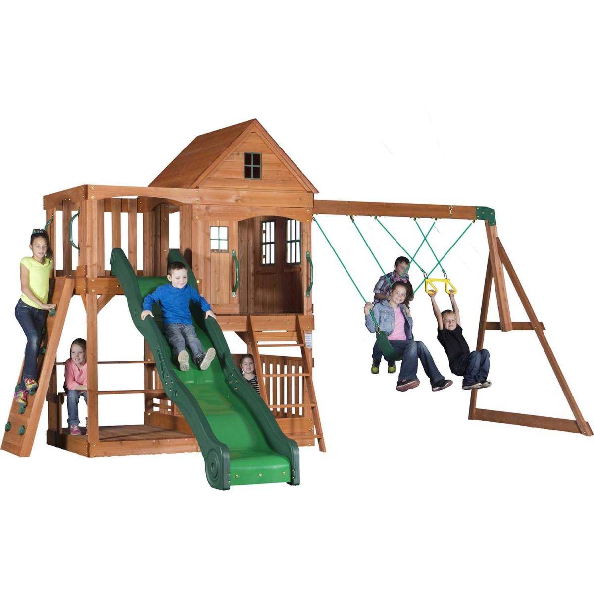 Backyard Discovery - Aire de jeux en bois Pacific View - Imagen 1