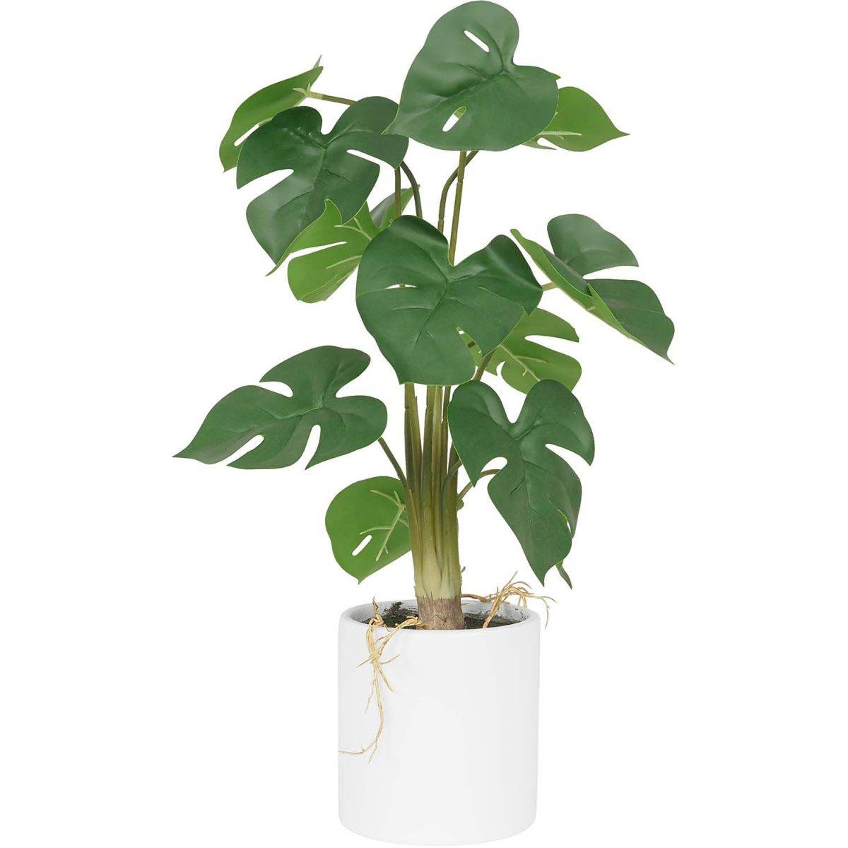 Ligne Deco - Monstera artificiel pot en céramique 50 cm Ligne Deco - Imagen 1