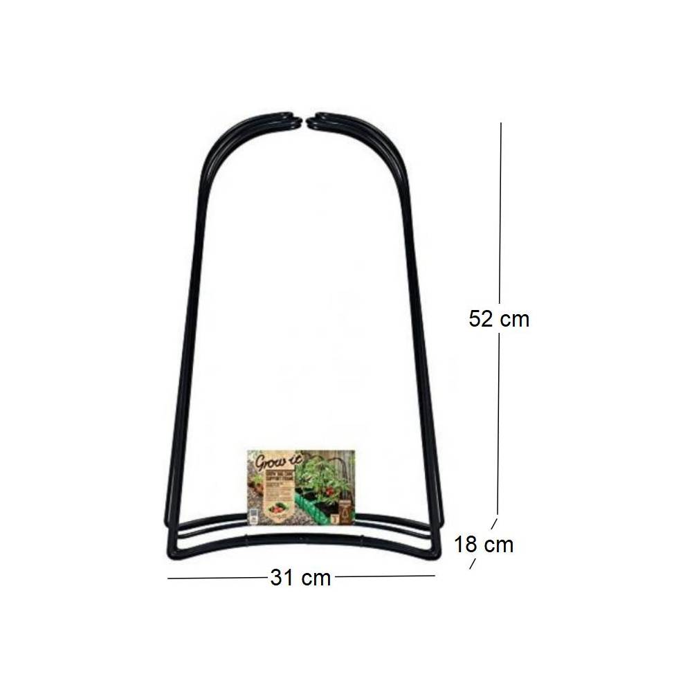 Gardman - Supports métalliques 3 pieds pour jardinière Grow-Bag Gardman - Imagen 3