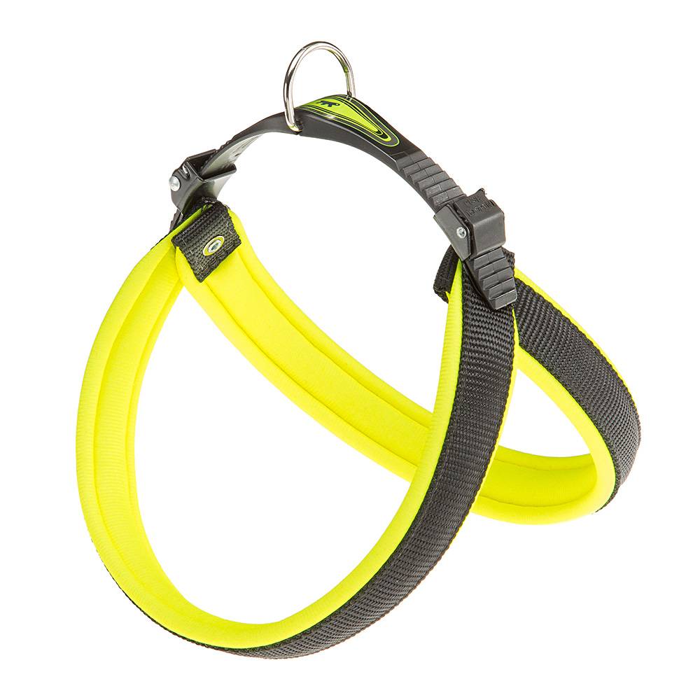 Ferplast - Ferplast Harnais ergonomique pour chiens AGILA FLUO 5, ajustement parfait, fermeture à double micro-régulation, rembourrage souple, A=B 50÷58 cm 20 mm - Imagen 1