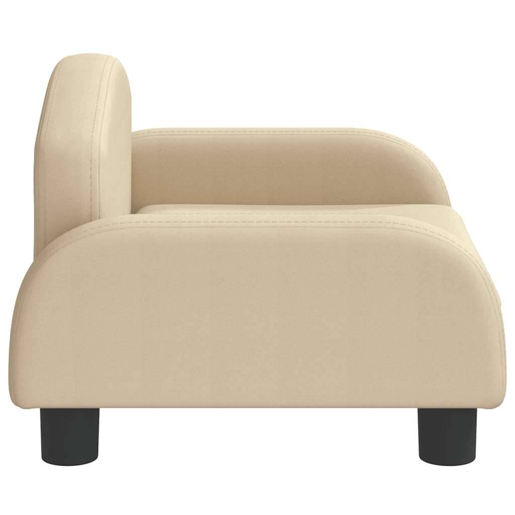 ComfortXL - Canapé pour petit chien en tissu doux structure bois massif salon Crème 50cm – ComfortXL Pet Living - Image 4