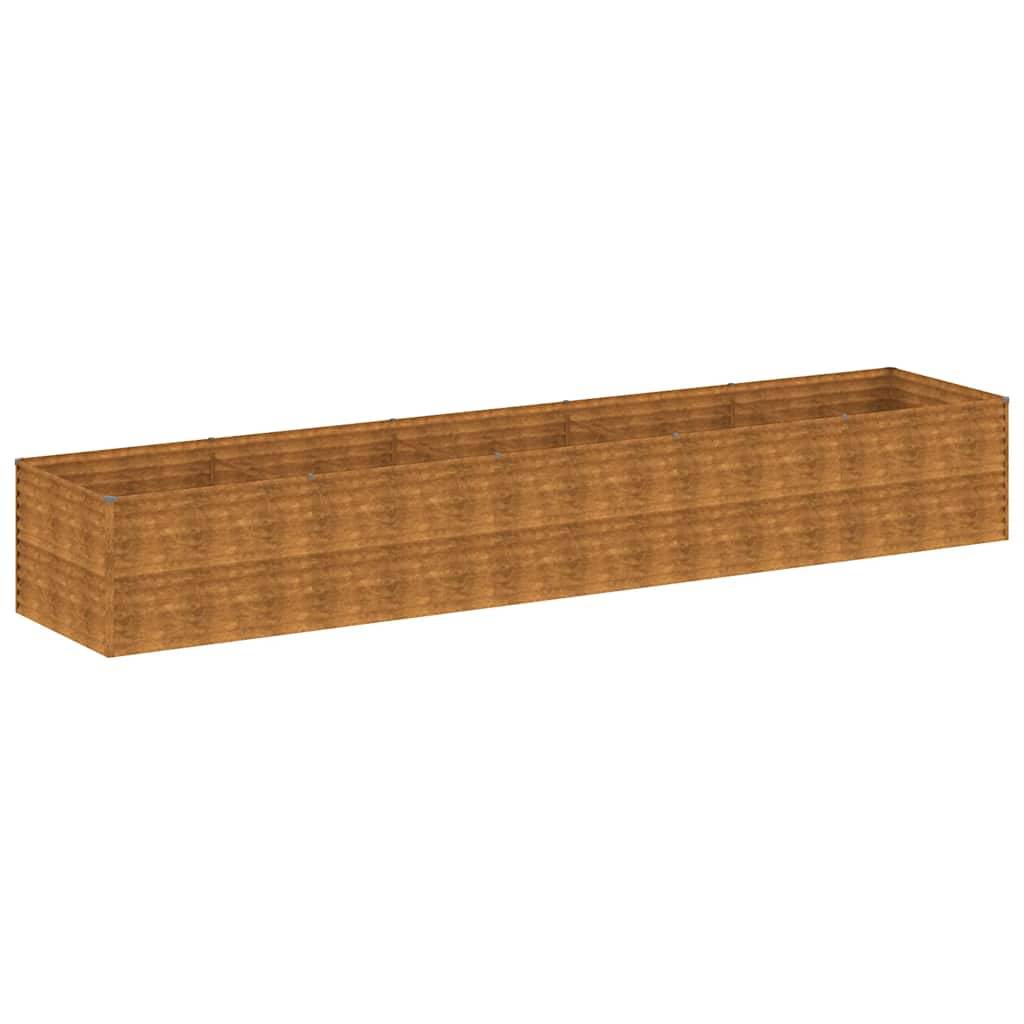 ComfortXL - Carré potager XXL acier Corten 479x100cm pour grand jardin potager – ComfortXL Outdoor Living - Image 2