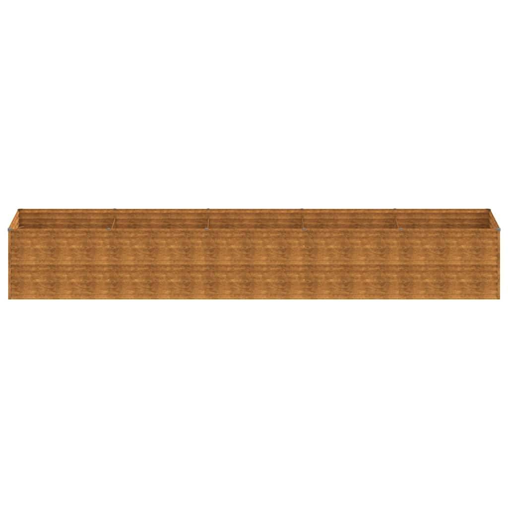 ComfortXL - Carré potager XXL acier Corten 479x100cm pour grand jardin potager – ComfortXL Outdoor Living - Image 4