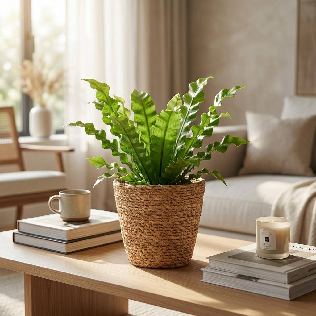 Asplenium Crispy Wave - Fougère Crispy Wave - Pot de 12cm - 4 plantes - Panier - Plantes d'intérieur - Image 3