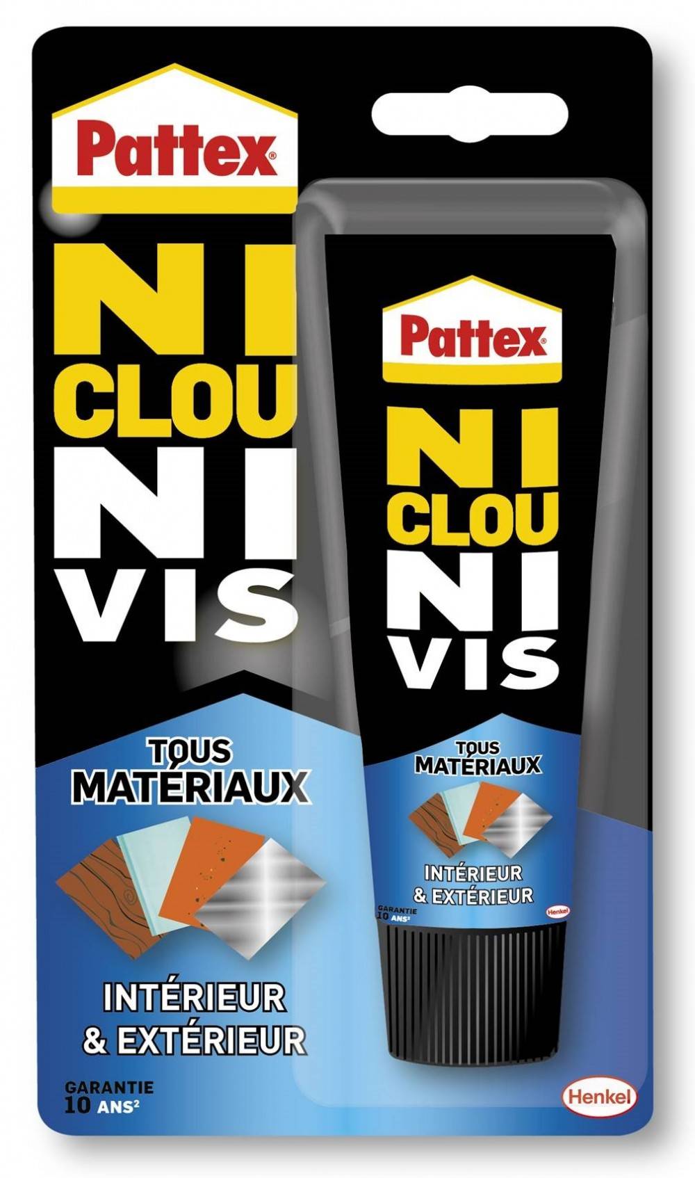 Pattex - Colle de fixation PATTEX Ni clou ni vis, 142 gr blanc