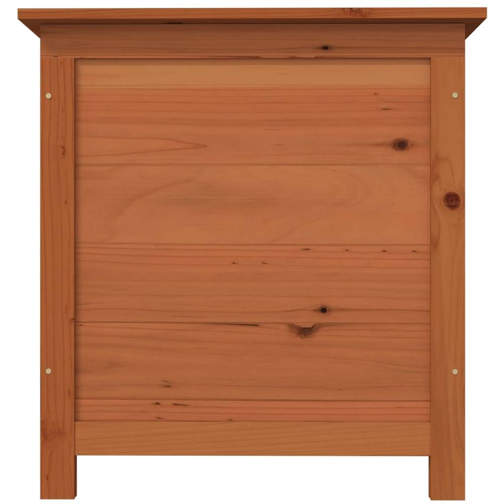 Helloshop26 - Boîte à coussins d'extérieur marron 50 x 50 x 56 cm sapin massif - Imagen 2