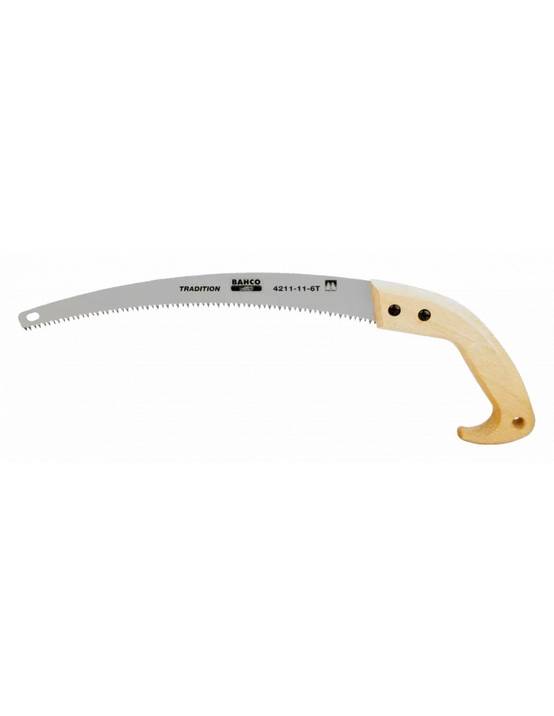 Scie arboricole portable à denture réaffûtable avec poignée en bois, 6 dents au pouce, 14' - BAHCO - 4212-14-6T - Image 3