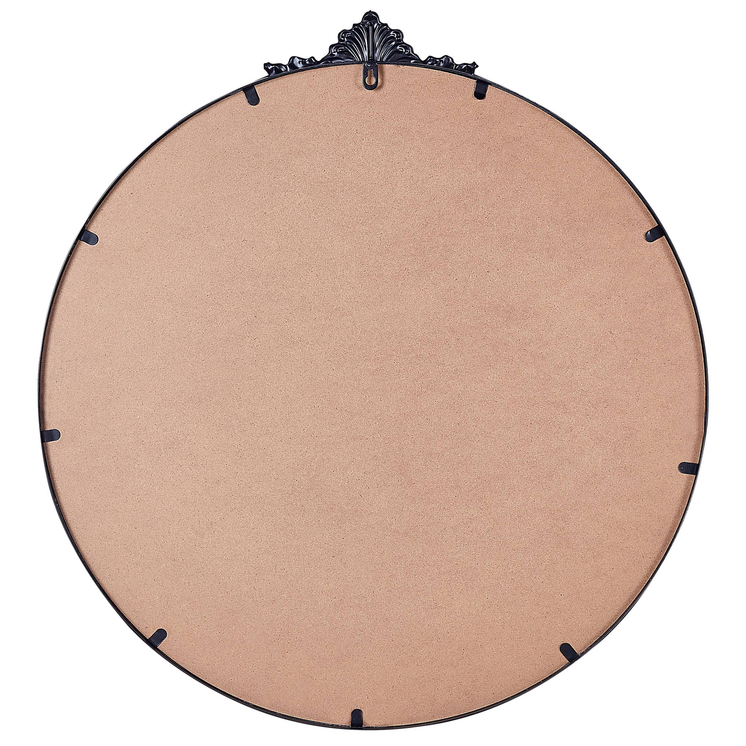 Beliani - Miroir décoratif Métal Noir SOMMANT - 67x3x76- Beliani - Image 4