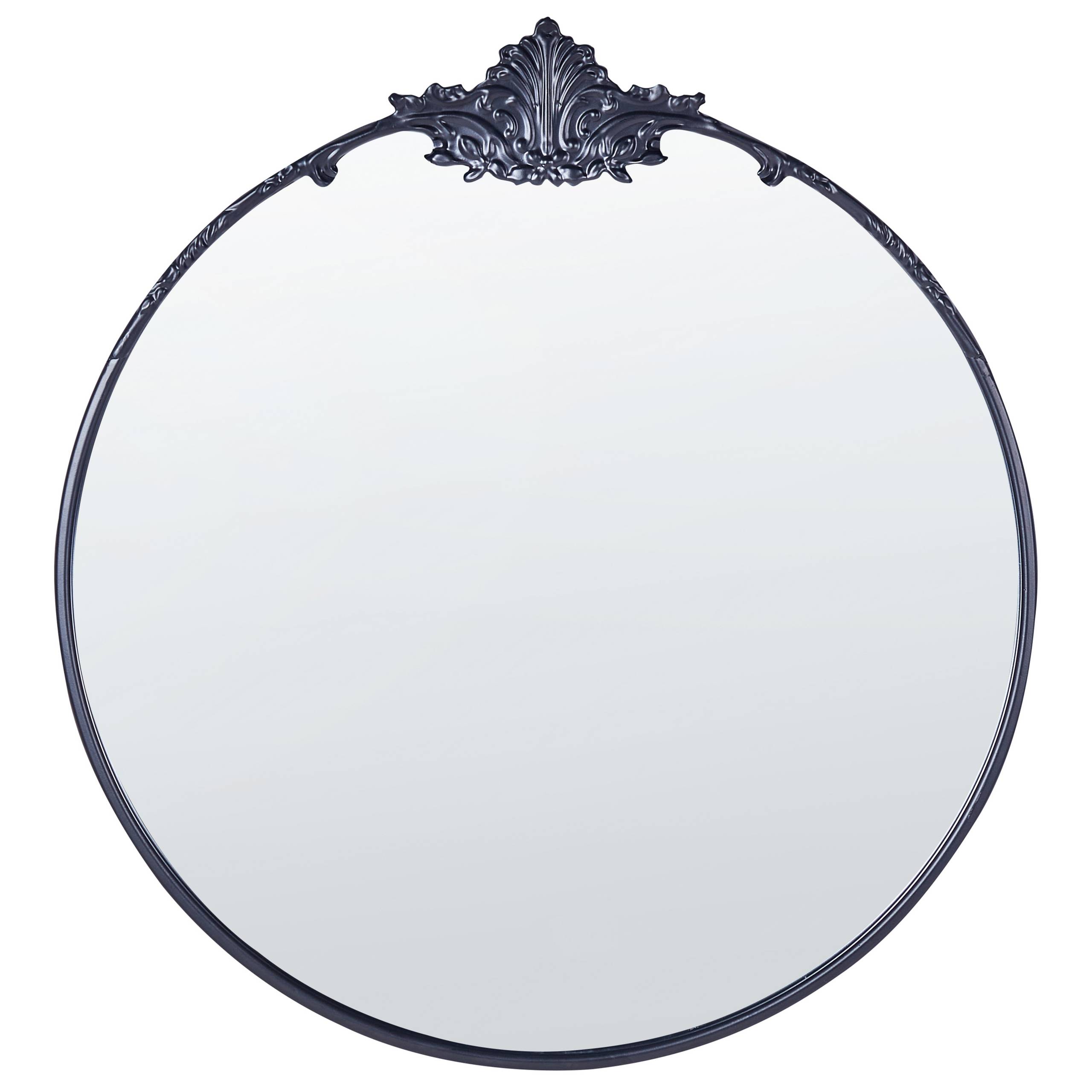 Beliani - Miroir décoratif Métal Noir SOMMANT - 67x3x76- Beliani - Image 2