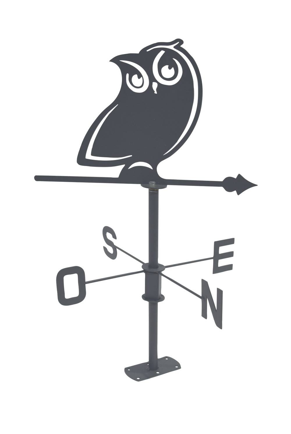 Louis Moulin - Girouette Hibou - 45x72,5 cm - anthracite Louis Moulin - Imagen 1