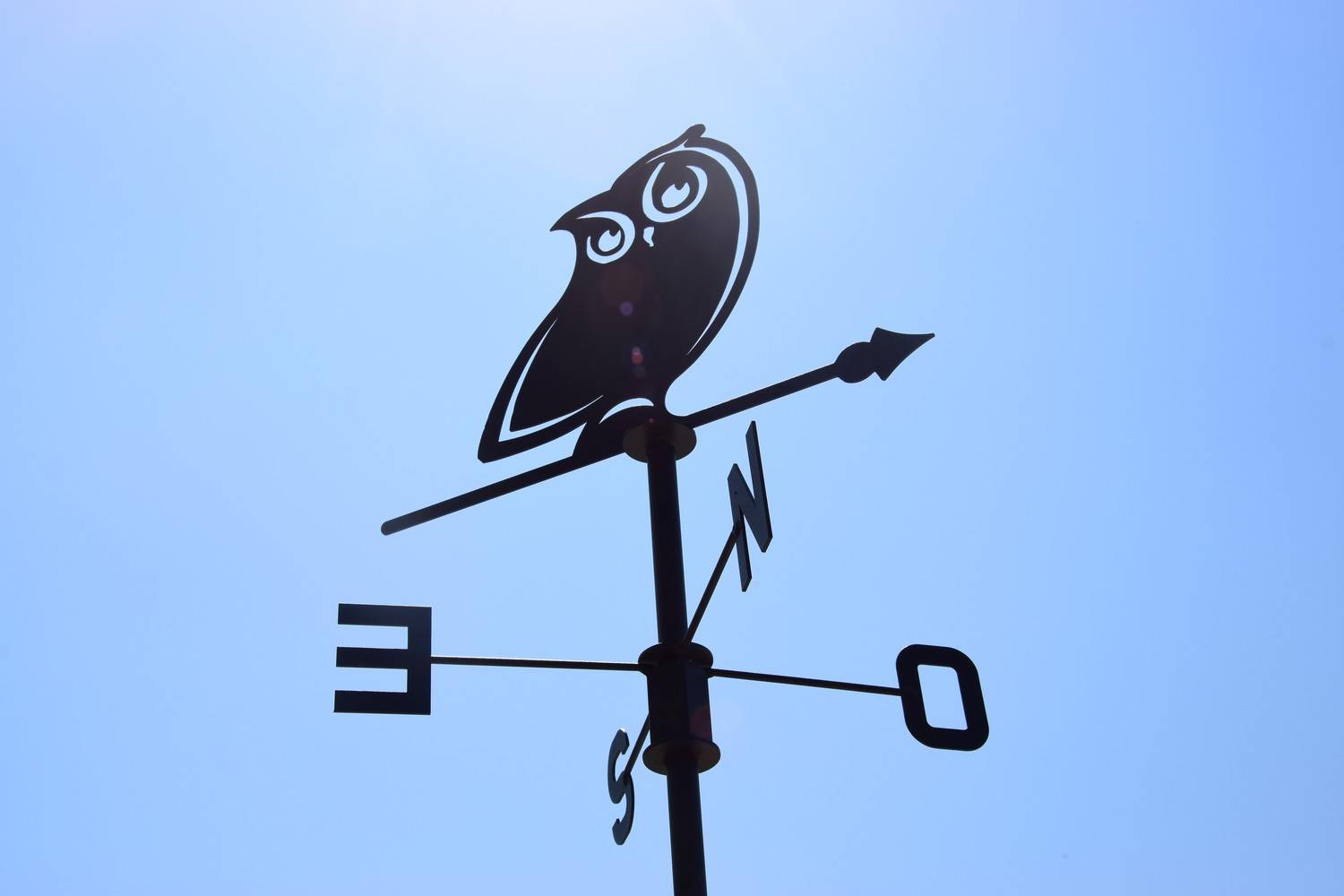 Louis Moulin - Girouette Hibou - 45x72,5 cm - anthracite Louis Moulin - Imagen 4
