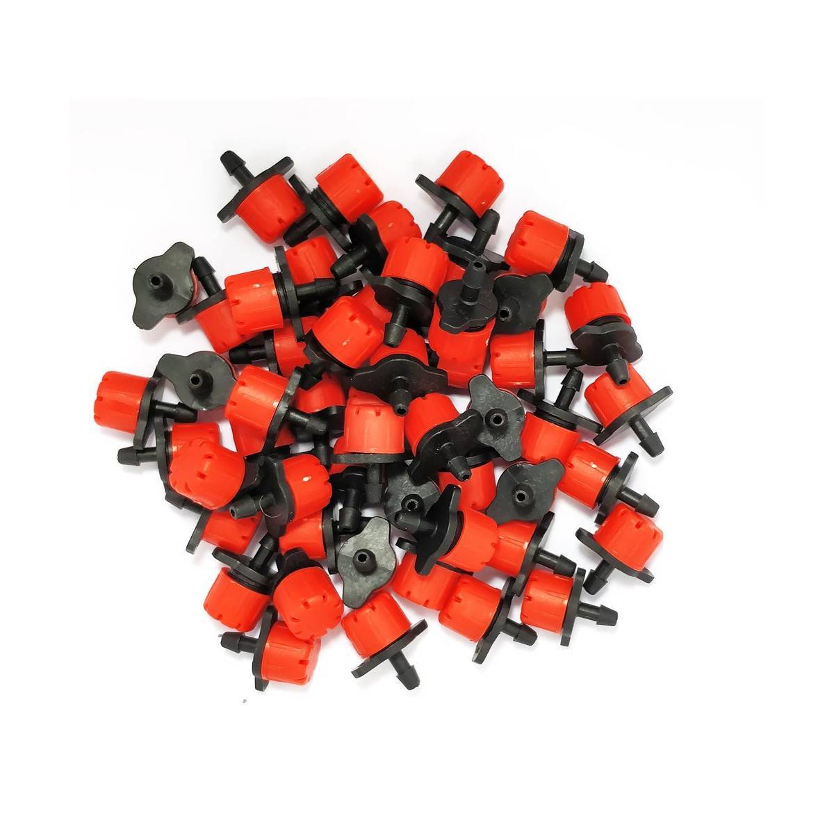 Lot de 50 goutteurs couleur rouge - Imagen 1