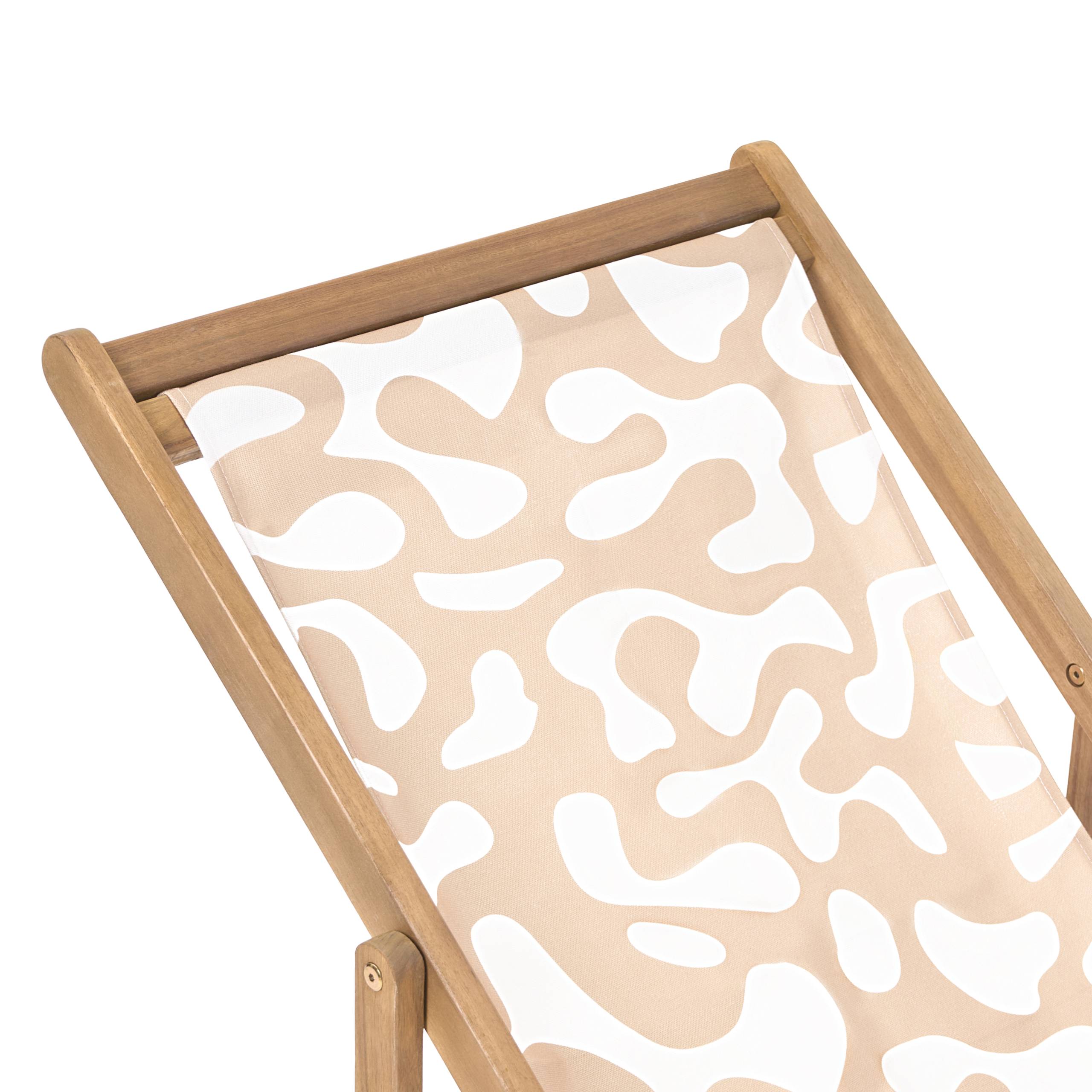 Beliani - Toile pour transat et chilienne Polyester Beige ANZIO/AVELLINO - 44x113x1- Beliani - Image 5