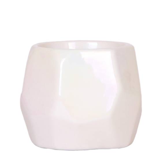 Pot Pearl - Travertin - Brillance Luxueuse- La Green Touch