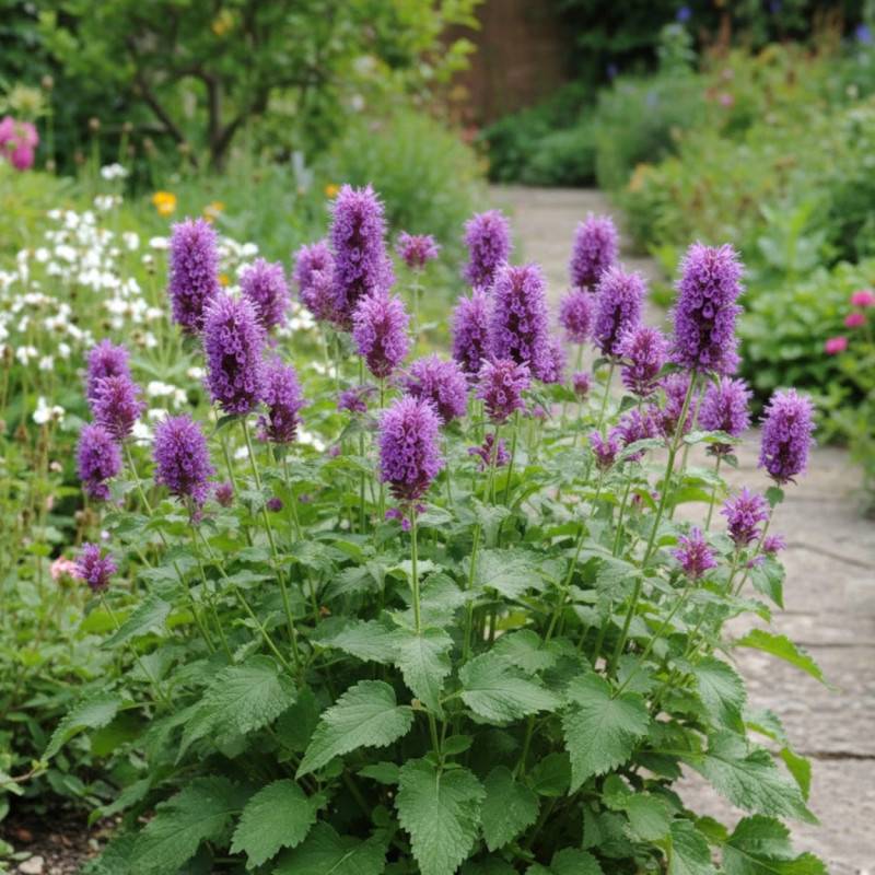 Agastache Globetrotter à fleurs Rose/Rouge - feuillage Caduc - Godet - 5/20 cm - Imagen 1