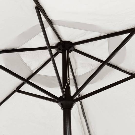 PANGIVO - Parasol déporté LED acier et polyester blanc sable 300 x 300 x 225 cm - PANGIVO - Image 7