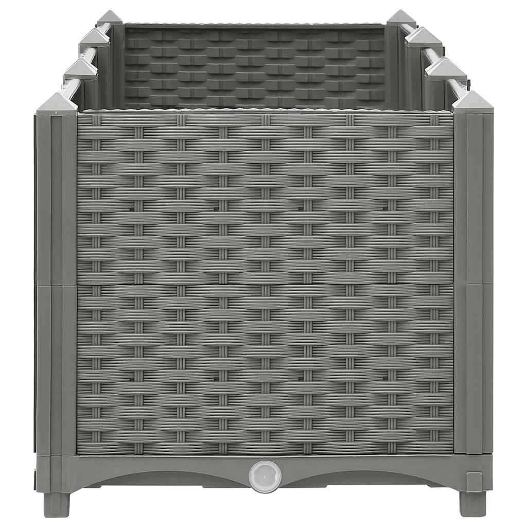 Prolenta Premium - Jardinière polypropylène gris 120 x 40 x 38 cm - Prolenta premium p339.9 - Image 5