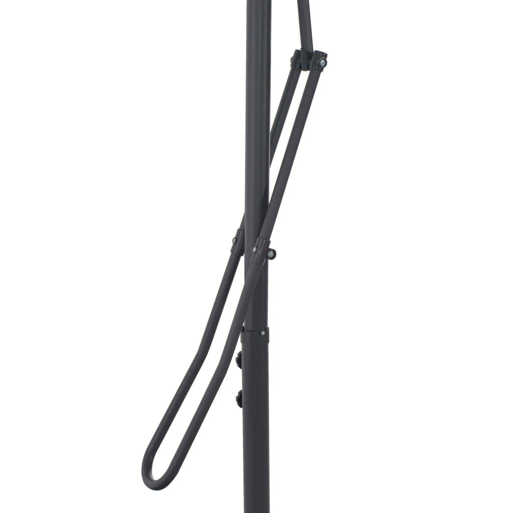Helloshop26 - Parasol d'extérieur avec mât en acier 300 x 230 cm bleu - Imagen 5
