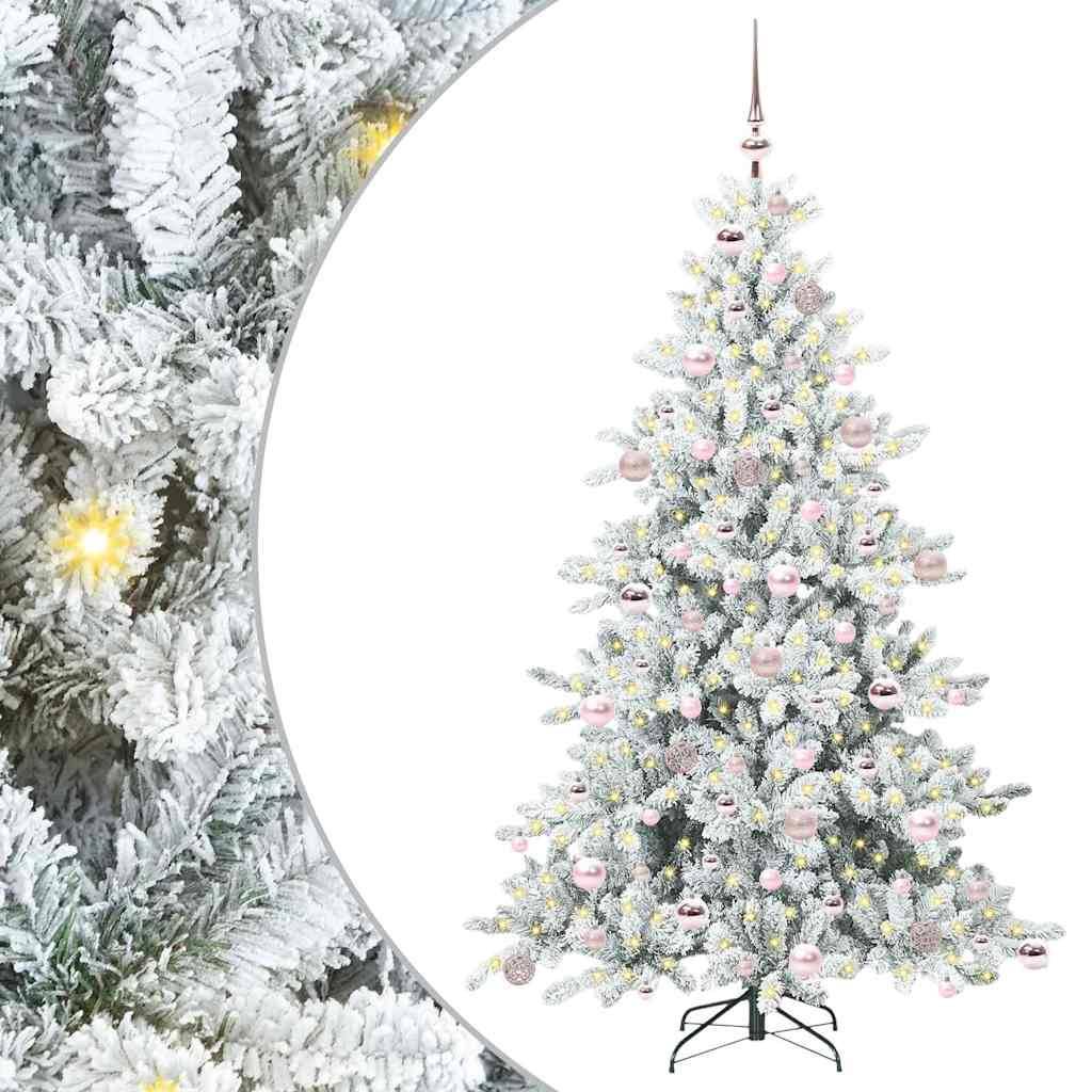 Vidaxl - Sapin de Noël Artificiel à Branches Articulées Blanc 180 cm vidaXL 3397720 - Image 2