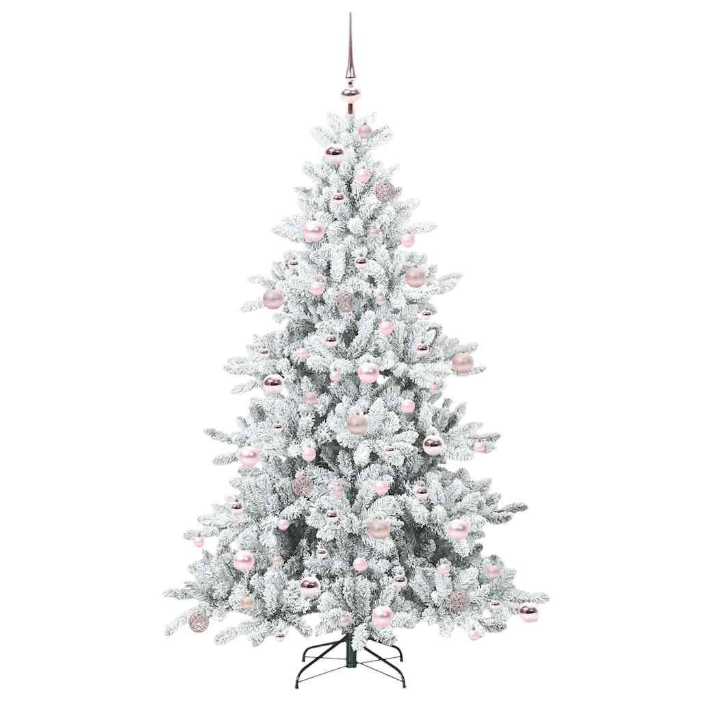 Vidaxl - Sapin de Noël Artificiel à Branches Articulées Blanc 180 cm vidaXL 3397720 - Image 5