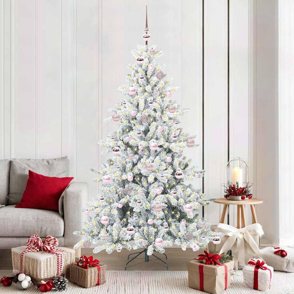 Vidaxl - Sapin de Noël Artificiel à Branches Articulées Blanc 180 cm vidaXL 3397720 - Image 1