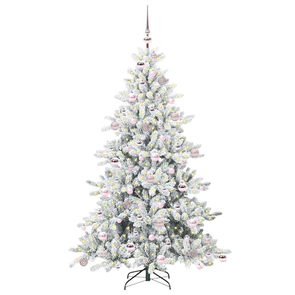Vidaxl - Sapin de Noël Artificiel à Branches Articulées Blanc 180 cm vidaXL 3397720 - Image 4