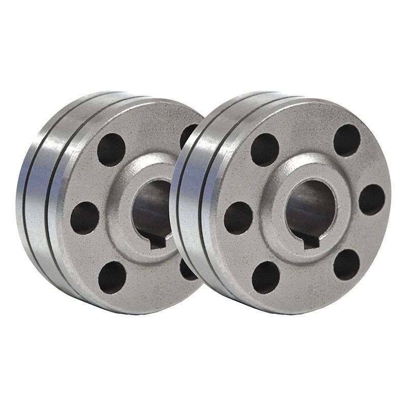 Lot de 2 galets type B pour fil alu Ø 0,8 / 1,0 mm GYS 042377 Gys - Imagen 1