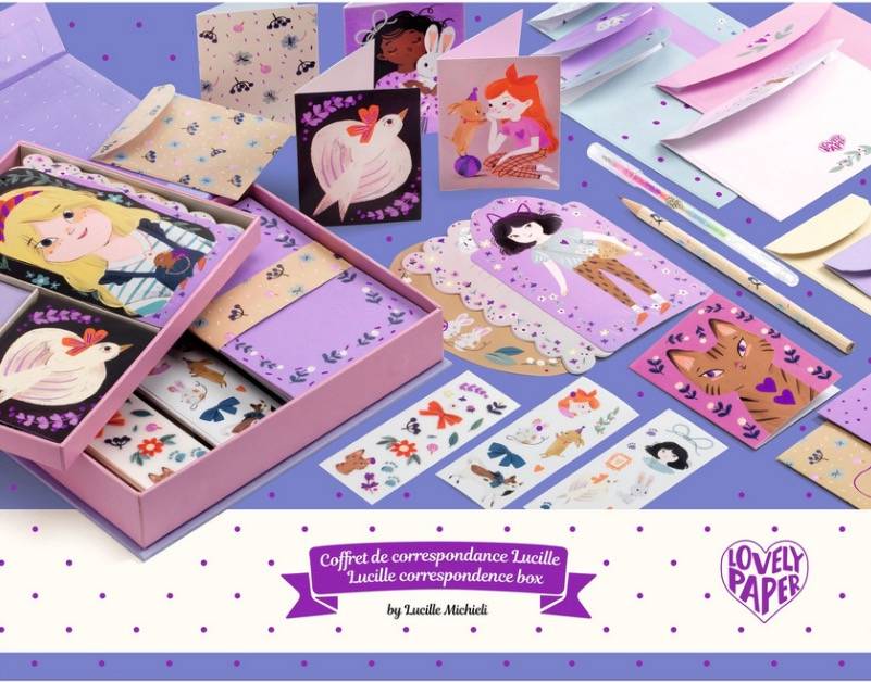 Coffret de correspondance Lucille - Djeco