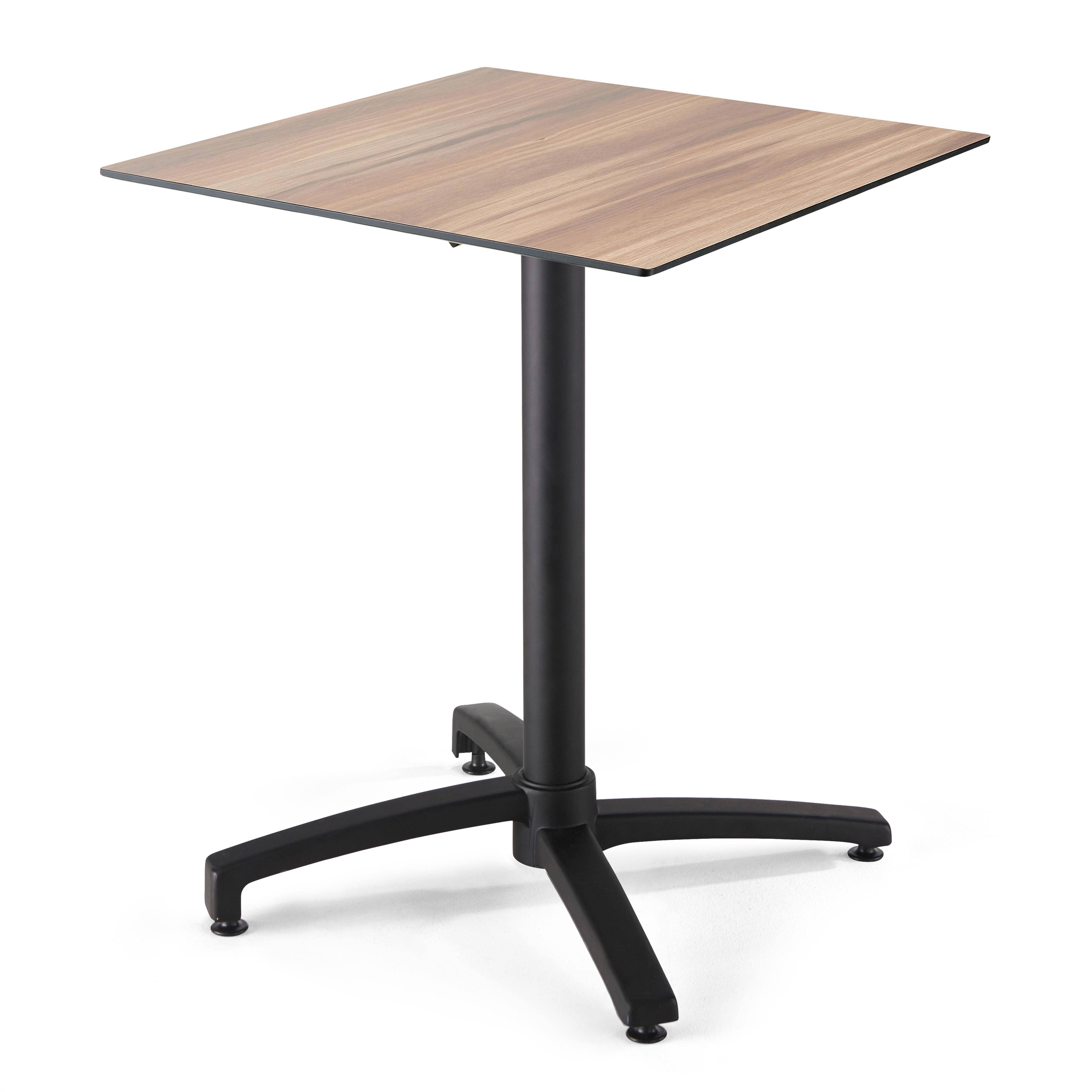 Oviala - Table de terrasse 60 cm inclinable stratifié en beton chêne colorado Opéra - Oviala - Imagen 1