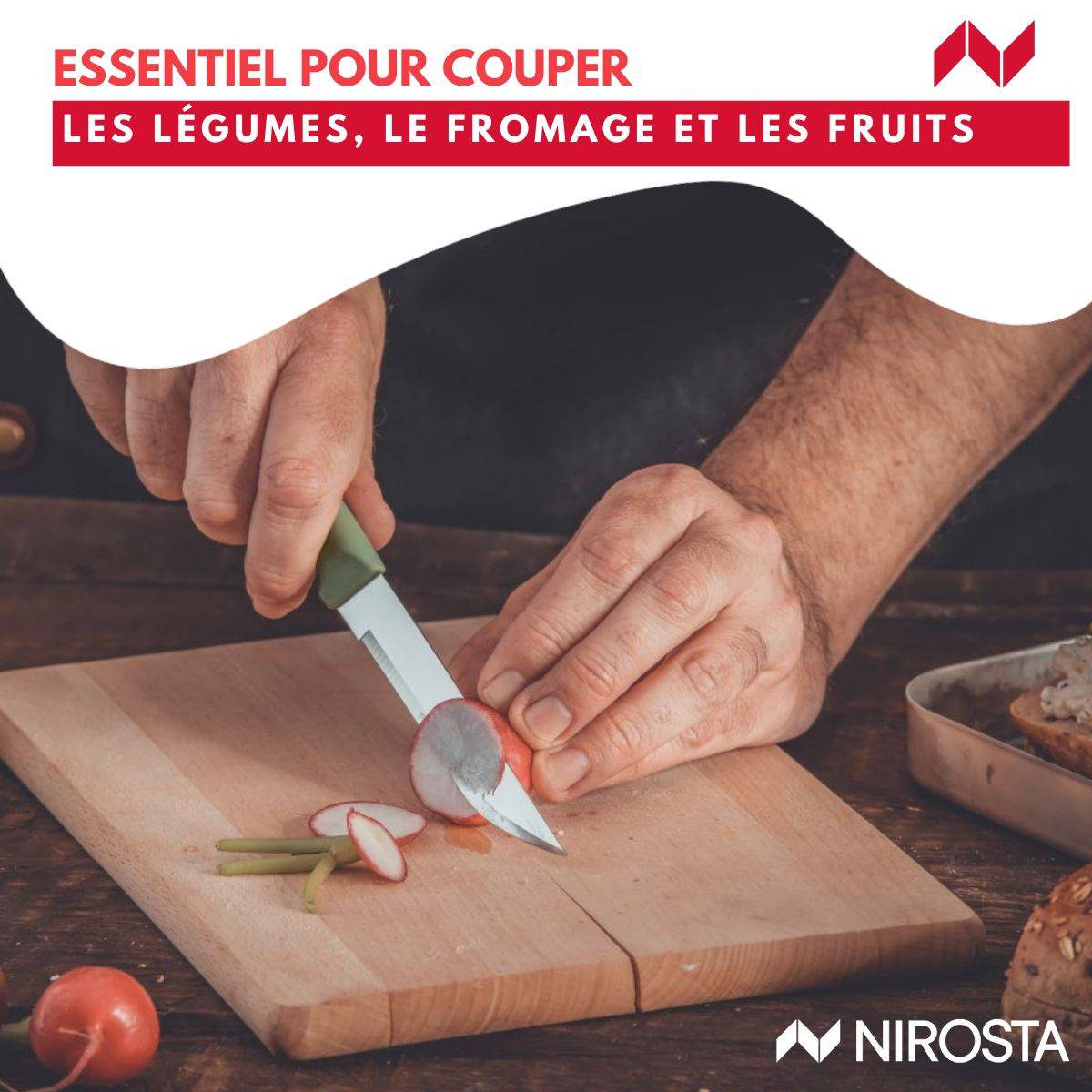 Couteau d’office universel 22,5 cm Nirosta Elemental - Image 4