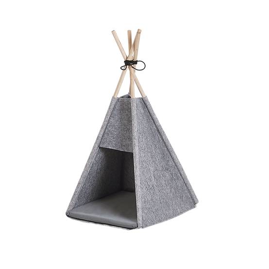 Beliani - Lit pour animal Feutre Gris clair ULUBEY - 35x40x70- Beliani - Image 2